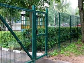 3D заборы для детского сада 15 метров фото цена за метр