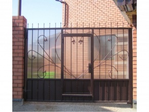 Кованые заборы с поликарбонатом 80 метров фото в Первомайске