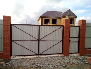 Забор с воротами и калиткой 90 метров фото в Первомайске